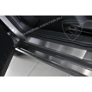 Накладки на пороги (8 шт/комп) Skoda Octavia A7 (2013- ) бренд – Croni главное фото